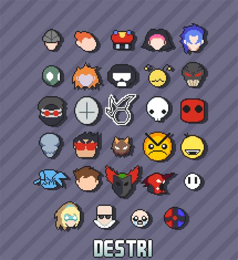 Newgrounds Rumble 2 concept: Stock icons by Destri on Newgrounds