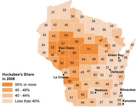 Political Geography: Wisconsin | FiveThirtyEight