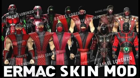 Mortal Kombat ERMAC DLC MK Costume Skin PC Mod MK9 Komplete Edition ...