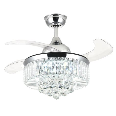 Black Crystal Chandelier Ceiling Fan / Overstock.com: Online Shopping ...