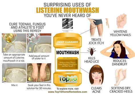 10 Surprising Uses of Listerine Mouthwash You’ve Never Heard Of | Top ...