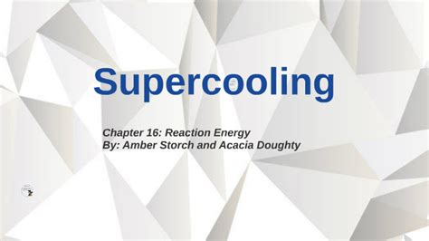 Supercooling by on Prezi