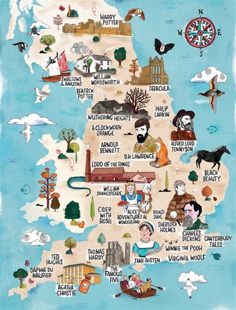 Pin by Stephanie Schmidt on Creative Flow | England map, Illustrated ...