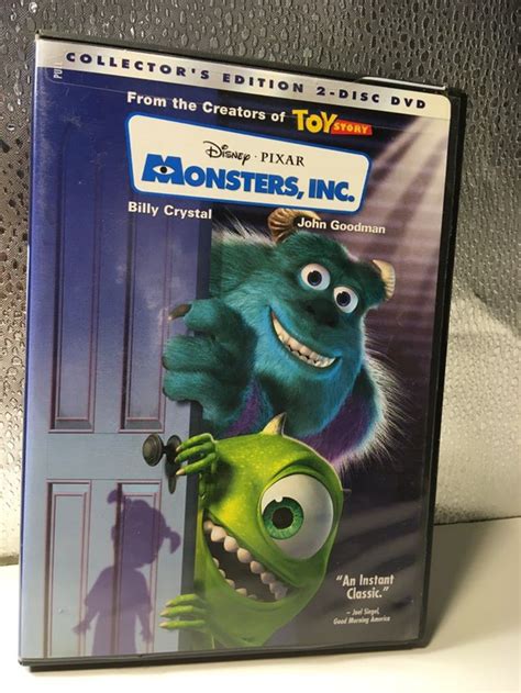 Monsters Inc DVD on Mercari | Monsters inc dvd, Disney monsters, Monsters inc