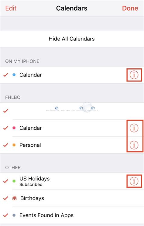 How To: iPhone Change Calendar Color