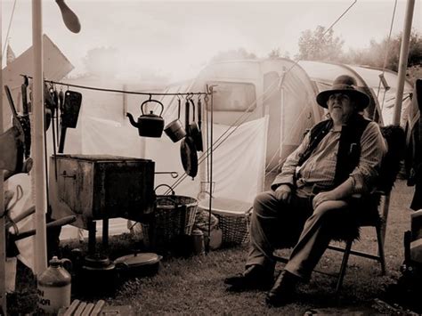 Old Style Camping - With a Twist | Camping outdoors cowboy s… | Flickr