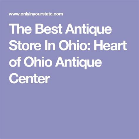 You'll Never Want To Leave This Massive Antique Mall In Ohio | Antiques, Antique stores, Ohio