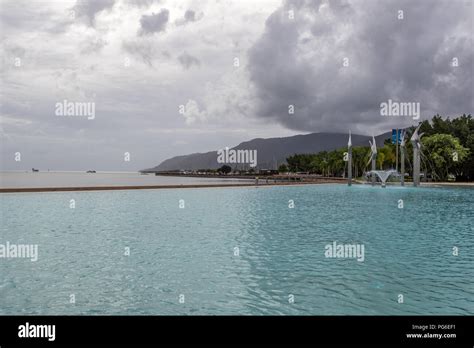 lagoon pool on Cairns esplanade Stock Photo - Alamy