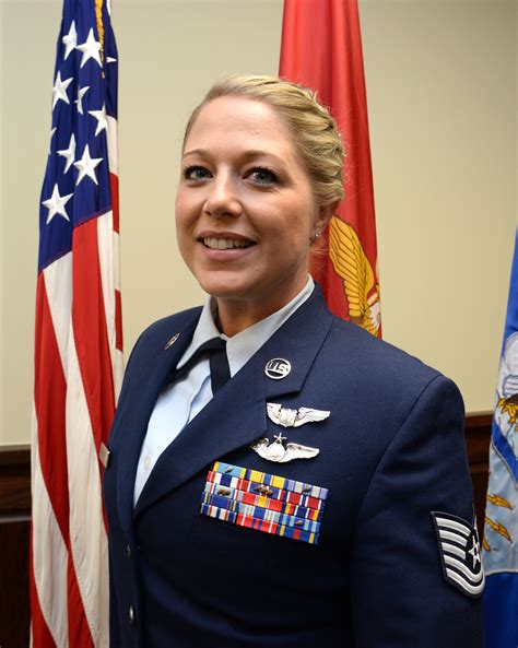 Tech. Sgt. Courtne, the first female enlisted pilot for the U.S. Air ...