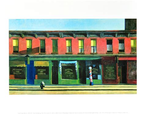 Edward Hopper Early Sunday Morning 1930 Poster Kunstdruck bei ...