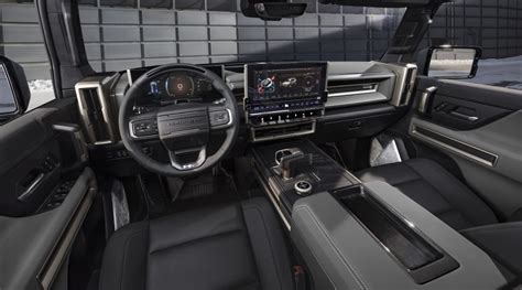 The GMC HUMMER EV SUV debuts in the low-contrast Lunar Shadow interior ...