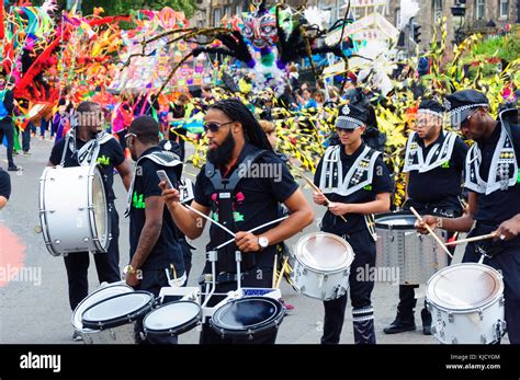 Members of Kalentura Drums, a Dutch Caribbean band from The Netherlands ...