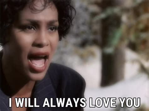 Whitney Houston I Will Always Love You lyrics - I will always love you