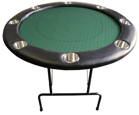 Round Poker Table with Folding Metal Legs | Liberty Games