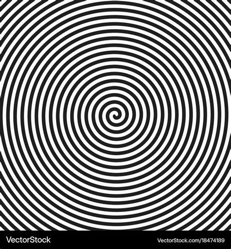 Hypnotic spiral Royalty Free Vector Image - VectorStock