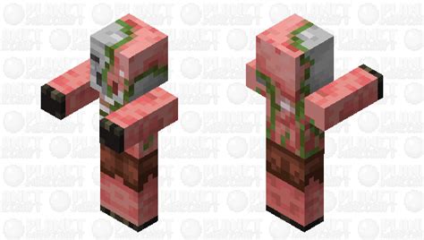 Custom Zombie Piglin (Pigman Skin) Minecraft Mob Skin