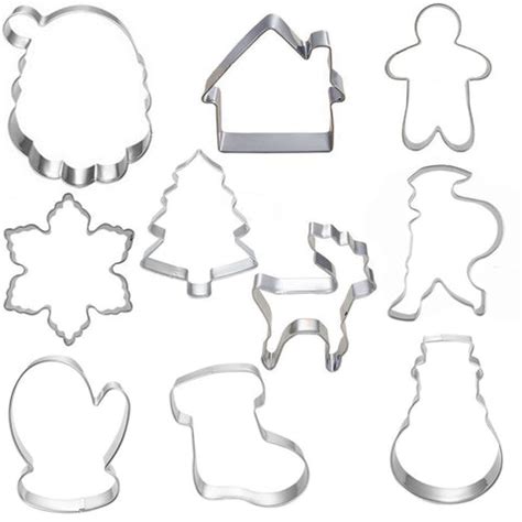 CHRISTMAS COOKIE CUTTERS 10PCS – That Organized Home