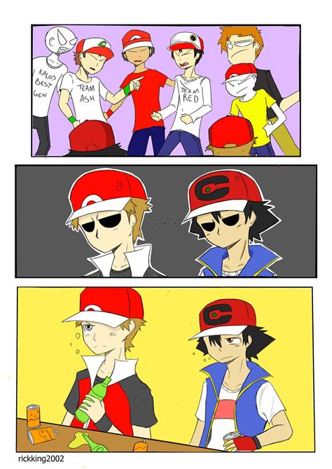 old, i repeat OLD COMIC FROM 2016 ABOUT ASH VS RED by rickking2002 on ...