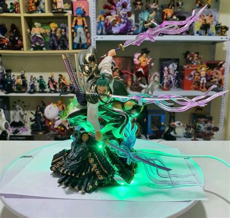 Zoro wano arc with led light (one piece), Hobbies & Toys, Toys & Games ...