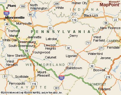 Where is Youngstown, Pennsylvania? see area map & more