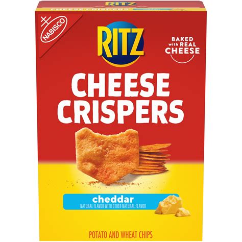 RITZ Cheese Crispers Cheddar Chips, 7 oz - Walmart.com