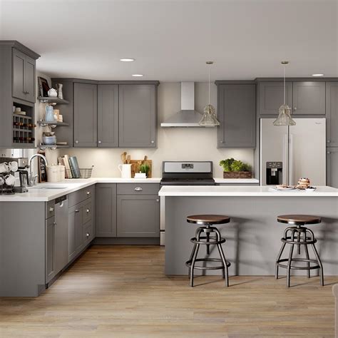 Edson Gray Cabinets - Kitchen - The Home Depot