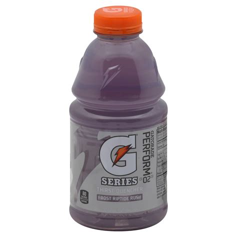 Gatorade G Series Thirst Quencher, 02 Perform, Frost Riptide Rush, 32 fl oz (1 qt) 946 ml - Food ...