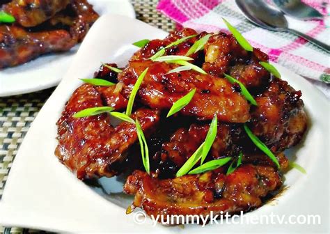 Coca Cola Chicken Wings - Yummy Kitchen