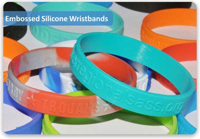 Custom Silicone Bracelets, Silicone Wristbands and Rubber Bracelets