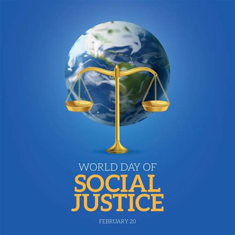 World Day Of Social Justice Poster 3471119 Vector Art at Vecteezy