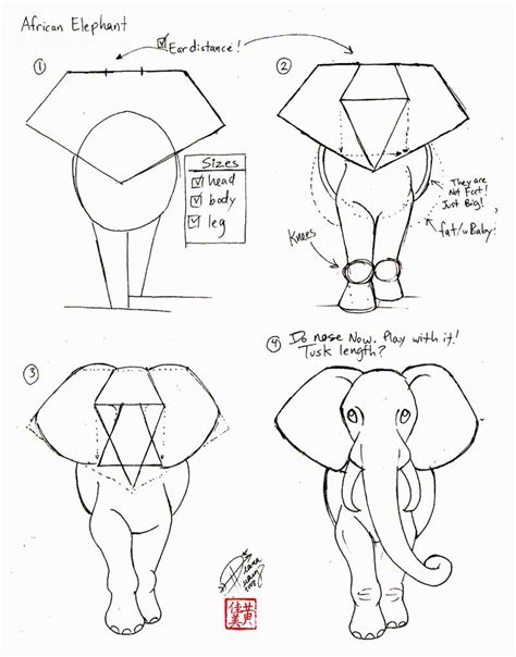 Draw an Elephant 2 part1 by Diana-Huang on DeviantArt