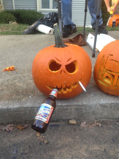 ᐈ Beer pumpkin carving: A Complete Beginner's Guide in 2023 | Halloween pumpkin carving stencils ...