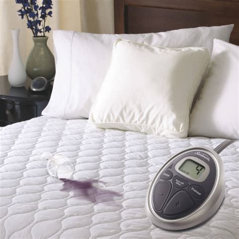 Sunbeam Water-Resistant Heated Mattress Pad with 20 Heat Settings & Timer, King - Walmart.com ...