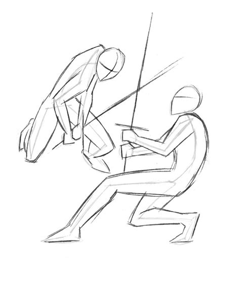 Stick Figure Battle Drawing at GetDrawings | Free download