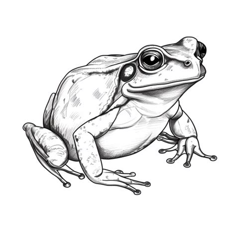 realistic frog drawing - Print now for free | Drawing Ideas Easy