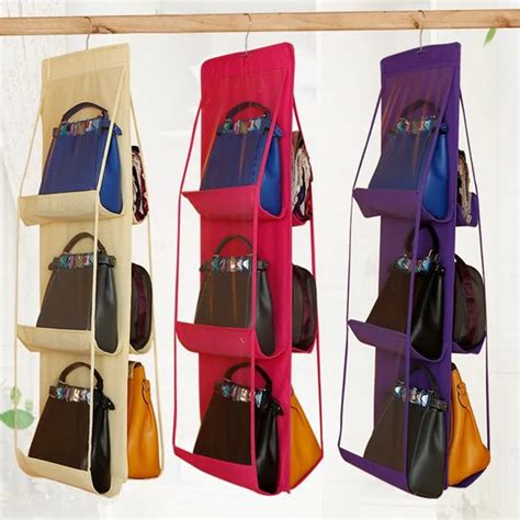 Aliexpress.com : Buy Urijk 6 Pockets Handbags Organizer Hanging Storage Bag Purse Handbag ...