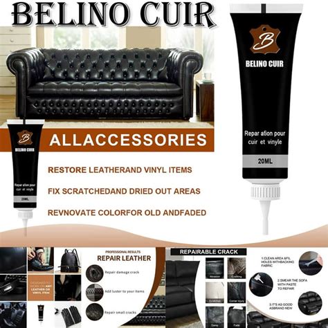 Teissuly Black Leather Repair Kits for Couches - Vinyl & Upholstery ...