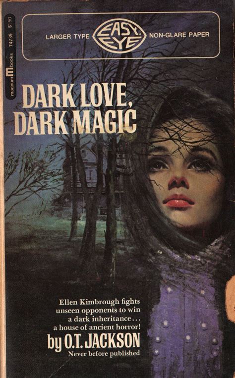 Dark Love Dark Magic by O.T. Jackson Romance Book Covers Art, Vintage Book Covers, Book Cover ...