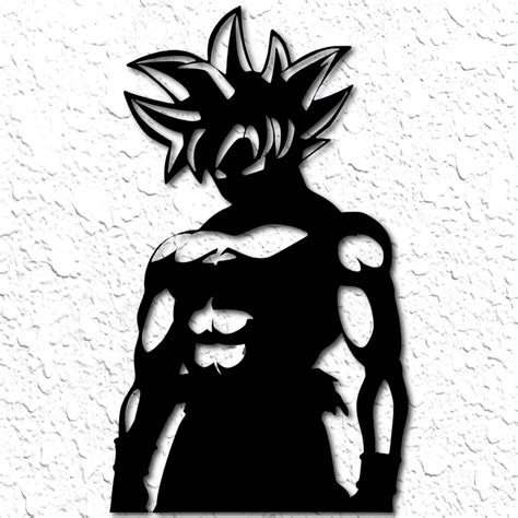 STL file Dragon Ball Z Wall Art Goku Anime Wall Decor 🐉・Model to ...