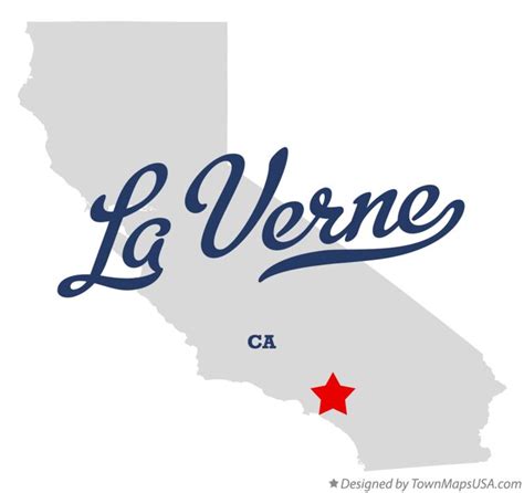 Map of La Verne, CA, California