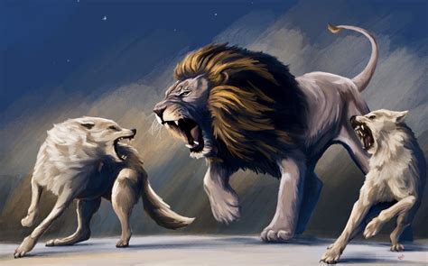 Lion Vs Wolves