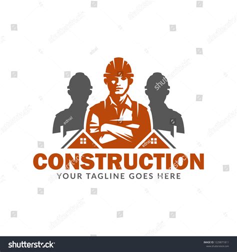 Construction Logo Template Suitable Construction Company Stock Vector ...