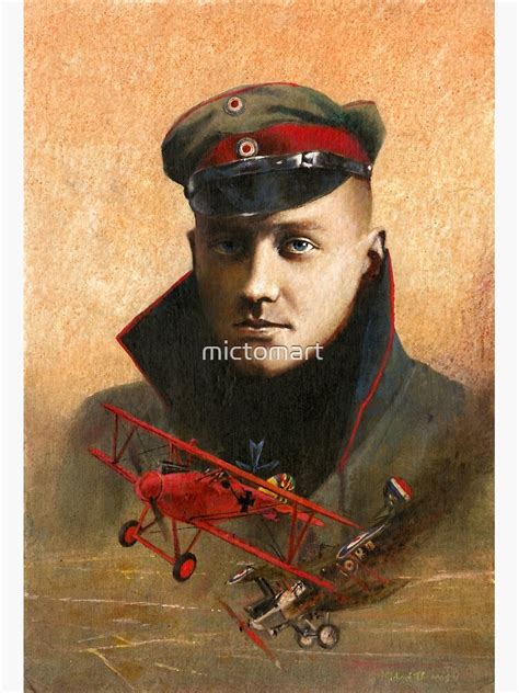 "Red Baron Historical Portrait" Poster for Sale by mictomart | Redbubble