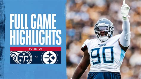 Titans vs. Steelers Highlights Week 15 | Game Highlights