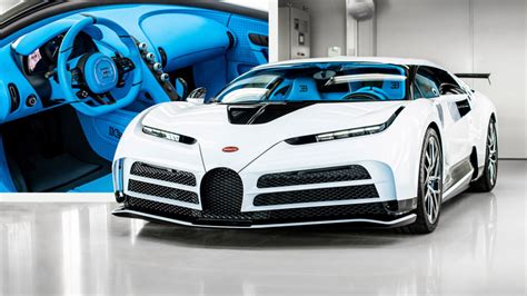 Final Bugatti Centodieci Combines Quartz White Exterior With Light Blue ...