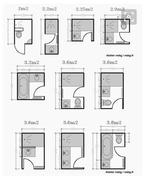 17+ Trendy Bathroom Floor Plans Layout Toilets | Bathroom design plans, Small bathroom plans ...