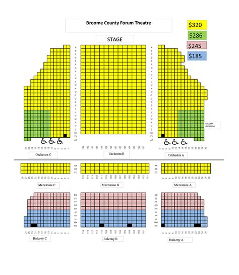 Riverside Theatre Seating Chart | Two Birds Home