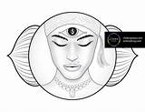 Third Eye Face Chakra Coloring Page – Plaza sketch template