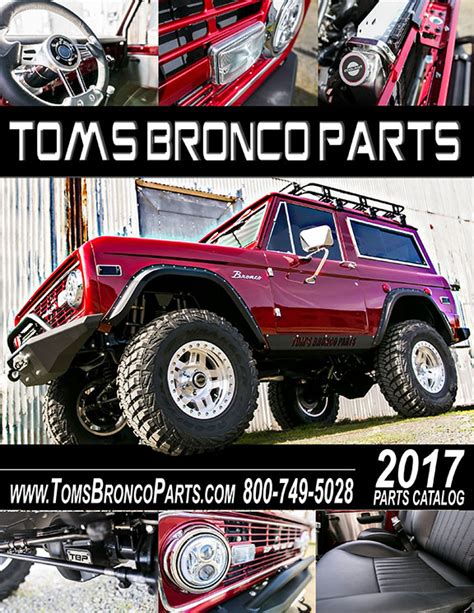 Ford Bronco Parts Catalog