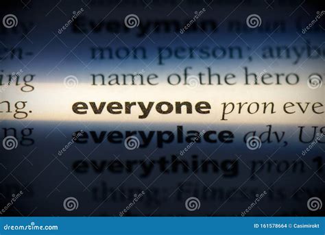 Everyone stock photo. Image of page, linguistic, macro - 161578664